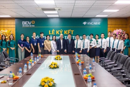 BIDV hợp tác cùng Ancarat mở rộng kênh thanh toán bạc online trên ứng dụng BIDV SmartBanking