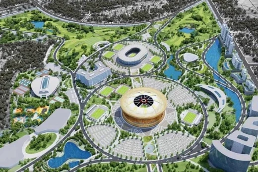 Phối cảnh khu đô thị thể thao Olympic