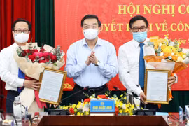 Bổ nhiệm Giám đốc Sở Văn hóa và Thể thao, Giám đốc Sở Giáo dục và Đào tạo Hà Nội