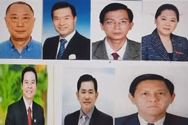 Cơ quan CSĐT Bộ Công an đang truy nã 7 bị can trên.