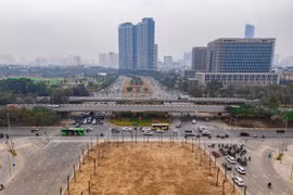 Đường Lê Quang Đạo kéo dài thông xe một phần, nhiều dự án bất động sản "lộ diện" mặt phố