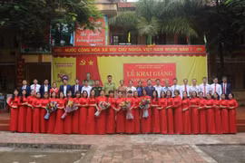 Lễ khai giảng năm học 2022 – 2023. Ảnh: NT