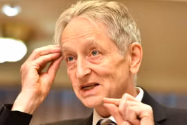 Geoffrey Hinton được ví như "cha đẻ AI".