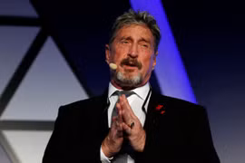 John McAfee. Ảnh: Reuters.