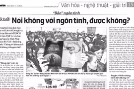 Liên quan đến việc xuất bản ồ ạt sách ngôn tình, đặc biệt là ngôn tính biến tướng, trước đó Tuổi Trẻ đã có loạt bài Bão ngôn tình (Giới trẻ say sưa, phụ huynh lo lắng; Biến tướng và hệ lụy; Nói không với ngôn tình, được không?)