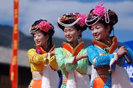 Những người phụ nữ của bộ tộc Mosuo. Ảnh: China