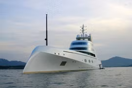 Tàu Sailing Yacht A đang ở giai đoạn chạy thử nghiệm