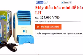 Điều hòa mini để bàn đang được rao bán khá nhiều