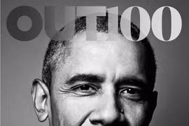 Ông Obama trên trang bìa tạp chí Out số mới nhất