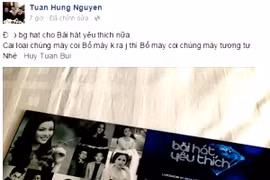 Status gây xôn xao đã được nam ca sĩ xóa khỏi trang cá nhân.