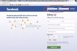 website sử dụng tên miền .vn, giả giao diện giống hệt Facebook có thể khiến nhiều người lầm tưởng đăng nhập dẫn đến bị hack tài khoản.