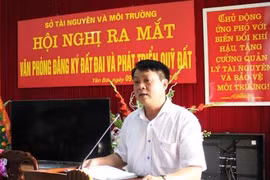 Ông Phạm Sỹ Quý- Giám đốc Sở Tài nguyên và Môi trường Yên Bái.