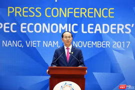 Chủ tịch nước Trần Đại Quang tại APEC 2017 - Ảnh: Hồ Xuân Mai 
