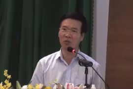 Trưởng ban Tuyên giáo trung ương Võ Văn Thưởng tiếp xúc cử tri huyện Nhơn Trạch, tỉnh Đồng Nai sáng 26-6 