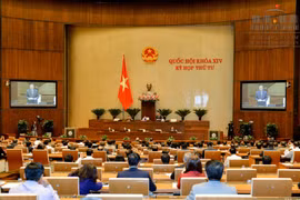 Nhiều đại biểu tranh luận sôi nổi, thẳng thắn về việc xử lý tài sản không có nguồn gốc hợp pháp - Ảnh: QH