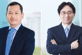 Hai tân Phó Chủ tịch HĐQT Eximbank, ông Đặng Anh Mai và ông Yasuhiro Saitoh.