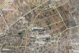 Bản đồ cao điểm Tal Sawwan và cao điểm Tal - Kurdi trên vùng Đông Ghouta, ngoại ô thành Damascus