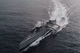 Chiến hạm không người lái "Sea Hunter - Thợ săn biển" do Hải quân Mỹ phát triển và thử nghiệm. Ảnh Defense News