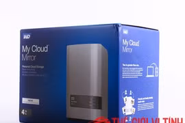Trọn bộ sản phẩm WD My Cloud Mirror được đóng gói khá sang chảnh.
