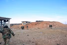 Chiến tuyến của quân đội Syria phía Bắc tỉnh Hama