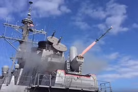 Hệ thống phòng thủ tên lửa chống hạm SeaRAM. Ảnh Raytheon