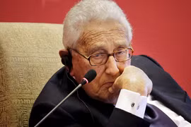 Cựu ngoại trưởng kiêm Cố vấn ANQG Mỹ Henry Kissinger. Ảnh: Reuter