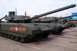 Video mới về siêu tăng Armata - T-14 thử nghiệm mùa đông