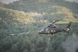 Tên lửa chống tăng có điều khiển (ATGM) không đối đất TAipers (Cheongeom). Ảnh DAPA