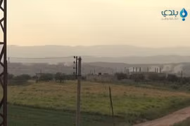 Lực lượng không quân Nga, Syria không kích dữ dội chiến tuyến của lực lượng Hồi giáo cực đoan ở Idlib, Hama, Latakia và Aleppo. Ảnh: video Baladi-News Network.