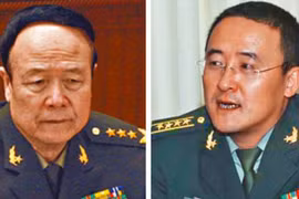 Quách Bá Hùng và con trai Quách Chính Cương