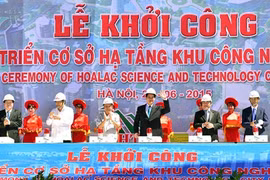 Thủ tướng Nguyễn Tấn Dũng cùng lãnh đạo các bộ, ngành, Hà Nội phát lệnh khởi công dự án ngày 26/6.