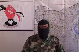 Ảnh tuyên truyền nhóm Kháng chiến Rộng rãi Raqqa. Ảnh: Masdar News.