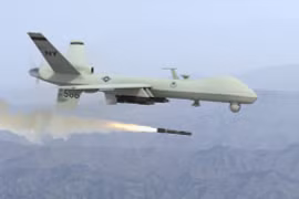 Máy bay không người lái Mỹ không kích ở Syria