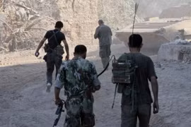 Binh sĩ quân đội Syria trên chiến trường Đông Ghouta - ảnh minh họa Masdar News