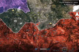 Bản đồ chiến sự Kinsiba, tỉnh Latakia