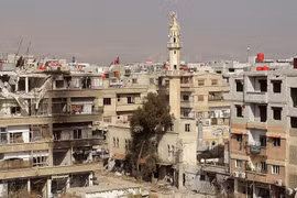 Chiến sự Syria diễn ra ác liệt trên đống hoang tàn