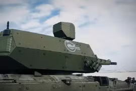 Trạm vũ khí từ xa Korhan trang bị cho xe thiết giáp. Ảnh Military Leak