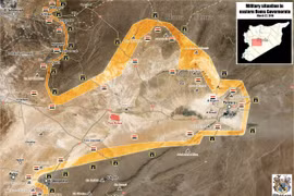 Quân đội Syria tăng cường lực lượng tấn công thành phố Qaryatayn, Homs