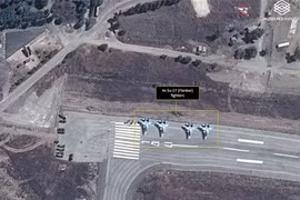 Những máy bay Su-30SM ở Syria
