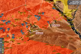 Toàn cảnh chiến trường Palmyra - Deir Ezzor tính đến ngày 02.10.2017 theo South Front