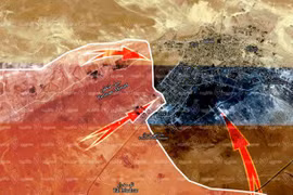 Các mũi tiến công chính của quân đội Syria đánh vào thị trấn Sukhnah