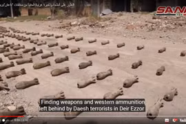 Vũ khí trang bị của IS bị quân đội Syria thu giữ ở Deir Ezzor