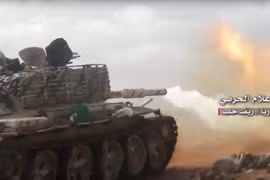 Lực lượng Vệ binh Cộng hòa tấn công trên chiến trường Aleppo - ảnh minh họa video truyền thông Hezbollah