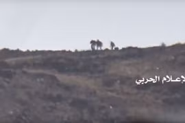 Các binh sĩ Ả rập Xê út, nạn nhân của tay súng bắn tỉa Houthi - ảnh minh họa video