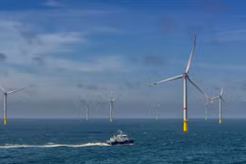 Dự án trang trại điện gió ngoài khơi Star of the South của Úc. Ảnh Electrek