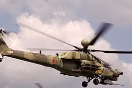Máy bay trực thăng tấn công Mi-28N "Thợ săn đêm" trên chiến trường Syria - ảnh minh họa Defense.Ru