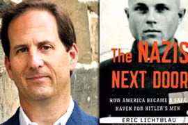 Nhà báo Eric Lichtblau và cuốn sách “The Nazis next door”.