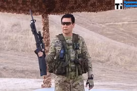  Tổng thống Turkmenistan, ông Gurbanguly Berdimuhamedow trực tiếp tham gia hoạt động huấn luyện gần thủ đô Ashgabat