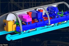 Tàu siêu tốc trong ống ngầm sẽ là phương tiện giao thông tương lai?