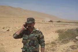 Chuẩn tướng Osama Zahreddine trên chiến trường